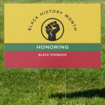 História Negra Mês Curva Texto Afro-Americano