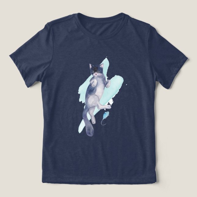 Histórias de Gatos na Sua Camisa (Design frontal)