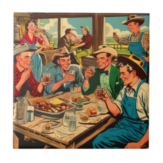 Histórias em quadrinhos de cowboys retrorreflector