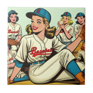 Histórias em quadrinhos De Raparigas De Beisebol B