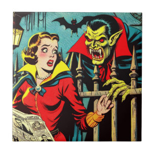 Histórias em quadrinhos de Vampiros de Horror Retr