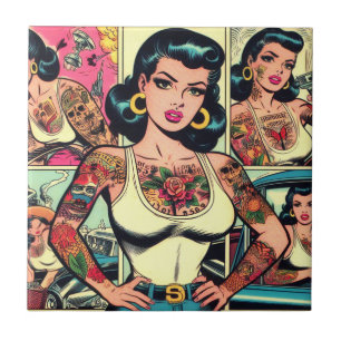 Histórias em quadrinhos Pin-up Tatuadas Retroativa