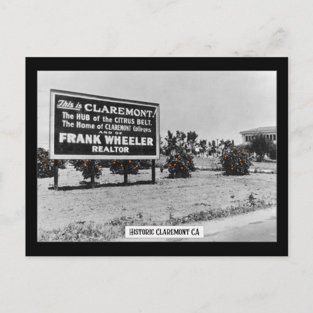 Historic Claremont - Cartão postal (Frente)