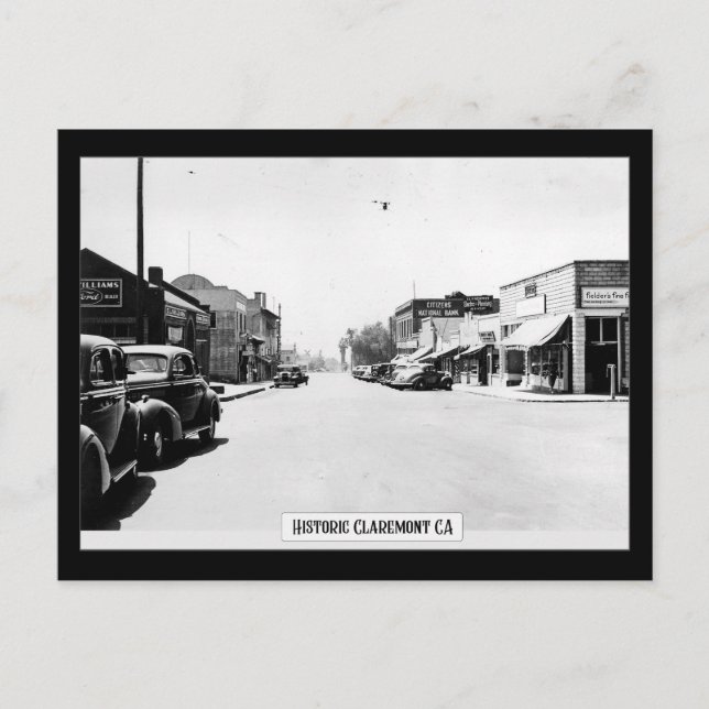 Historic Claremont - Cartão postal (Frente)