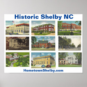 Histórica Shelby NC Poster