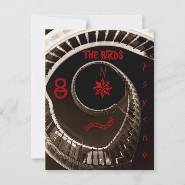 HITCHCOCKESQUE - TEMA DO CONVITE DO PARTIDO HITCHC (Frente)