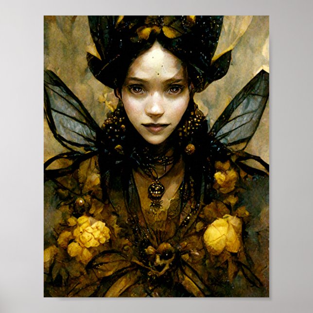 Hive Queen 3 Fantasy Art Poster (Frente)