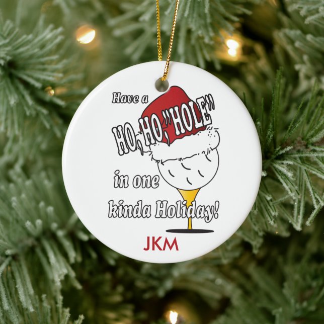 Ho, Ho, Buraco Em Um Enfeites de natal (Árvore)