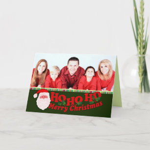 "Ho Ho Feliz Natal" adiciona a sua cartão com foto