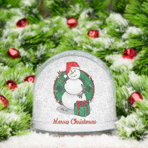 Ho Ho Feliz Papais noeis de Natal Bonito Snowman