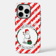 Ho Ho Feliz Papais noeis de Natal Bonito Snowman