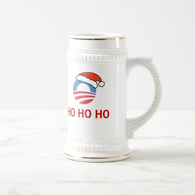 Ho Ho Ho caneca de cerveja de Obama (Direita)