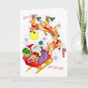 Ho! Ho! Ho! Cartão de Natal