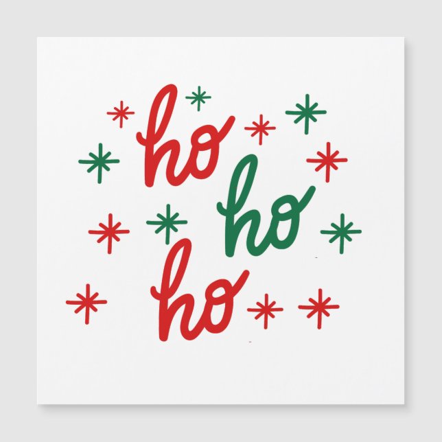 HO HO HO FELIZ NATAL (Frente)