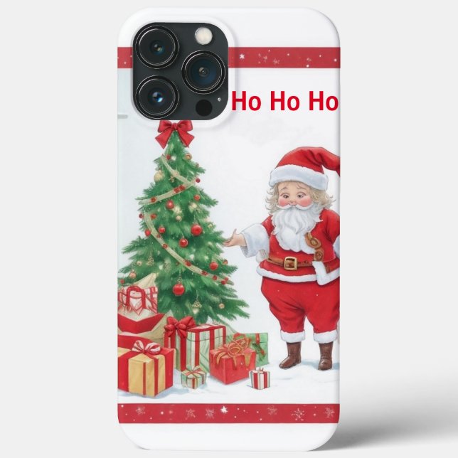 Ho Ho Ho Natal iPhone / iPad case (Verso)