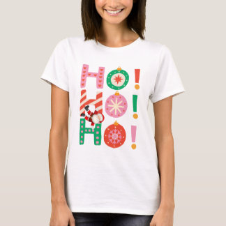 Ho Ho Ho Papai noel Camisa de Natal
