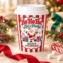 Ho Ho Ho Papai Noel Tiras de Aniversário de Natal