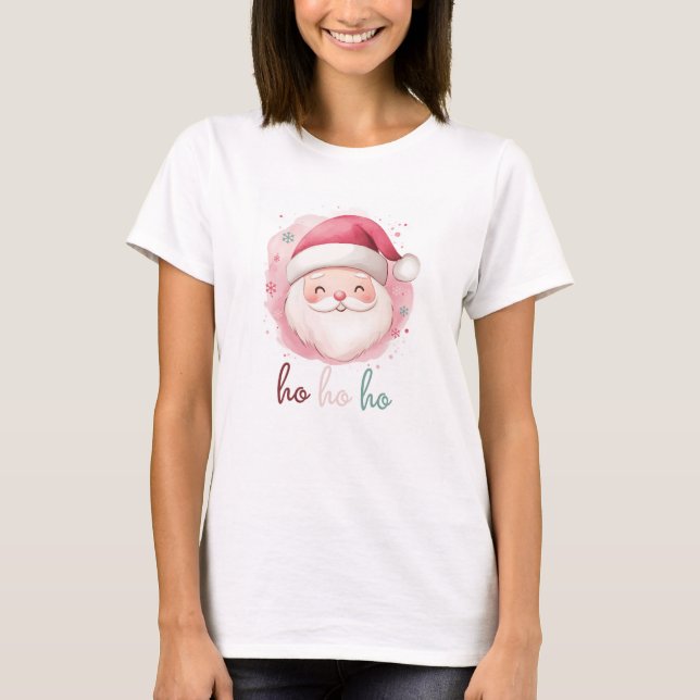 Ho Ho Ho Papais noeis Bonitos Camisa (Frente)