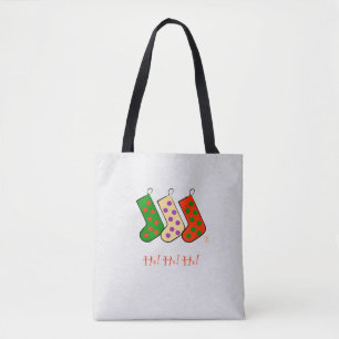 Ho! Ho! Ho! Saco de Tote de Natal