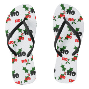 Ho Ho Holly & Berries Chinelos