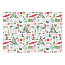 Ho Holly Wraping Paper Sheets
