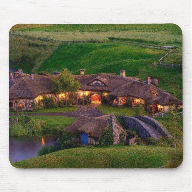 Hobbiton Nova Zelândia Mousepad (Frente)