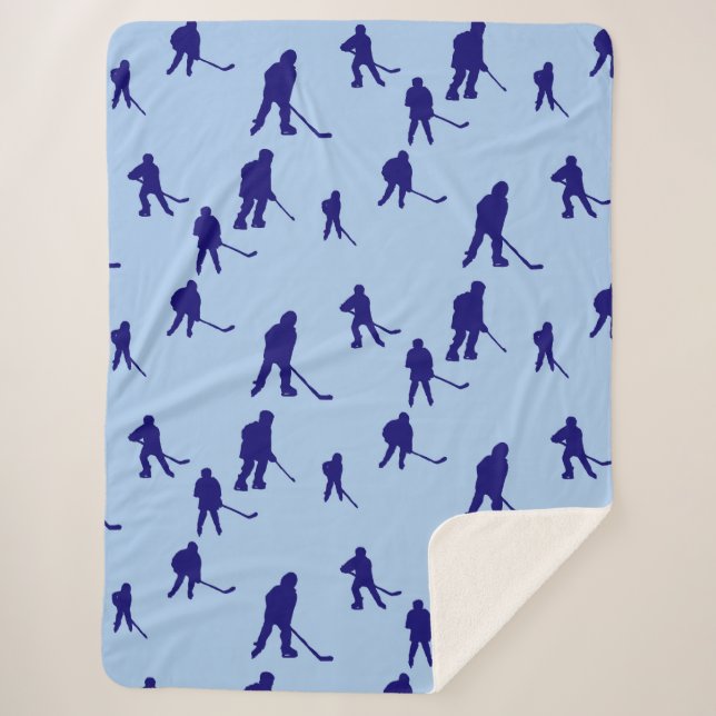 Hockey Kids Sherpa cobertor (Frente)
