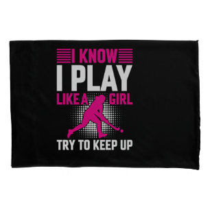 Hockey Play Like a Girl Cerâmica