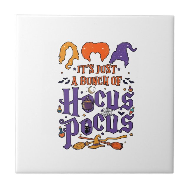 Hocus Pocus Halloween Bruxas Caldeirão Vassoura Ga (Frente)