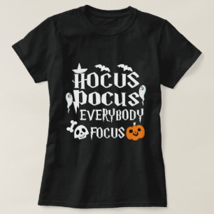 Hocus Pocus Todos Concentrem Camiseta de Bruxa , H