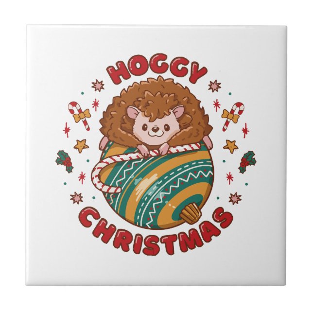 Hoggy Christmas Hedgehog (Frente)