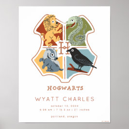 HOGWARTS™ Cartoon Baby Birds Stats Poster