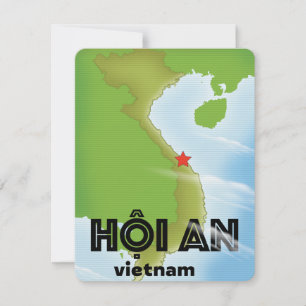 Hoi An Vietnam poster de viagens art impressão