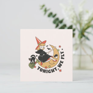 Hoje à noite voamos - Bruxa Bonita e Gato Negro