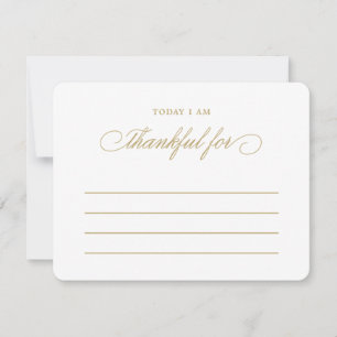 Hoje, agradeço os Cartões Jantes de Ação de Gr