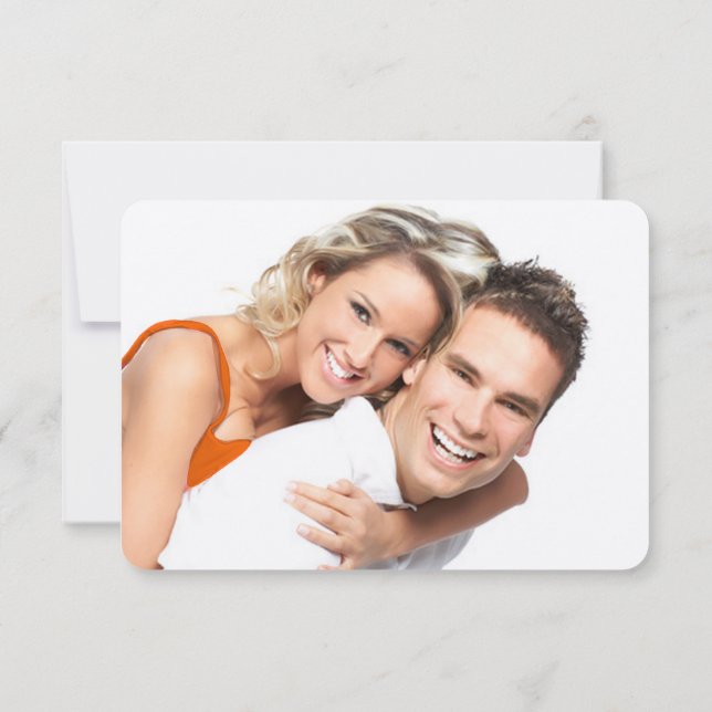 Hoje, Casado O RSVP De Casamento Do Meu Amigo (Verso)