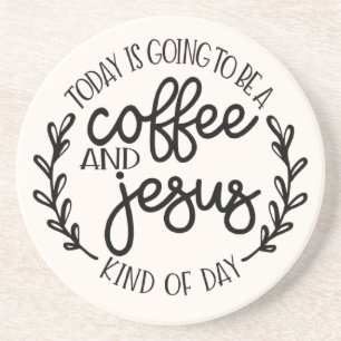 Hoje vai ser uma Porta copos de Café Sandstone