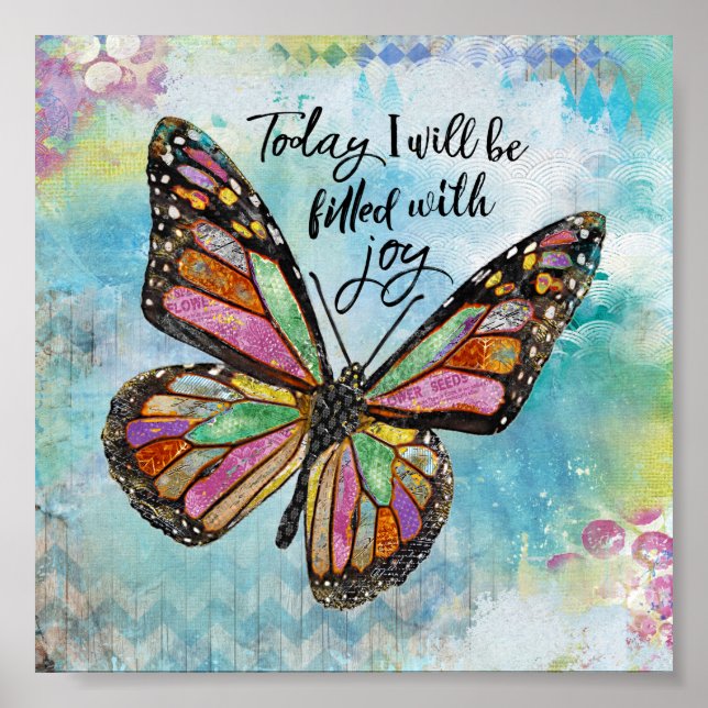 Hoje Vou Ser Cheio De Posters De Alegria (Frente)