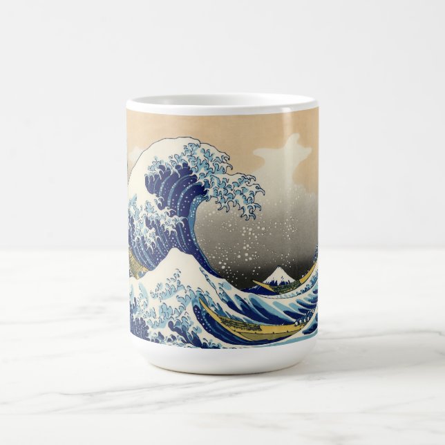 Hokusai a grande caneca da onda (Centro)