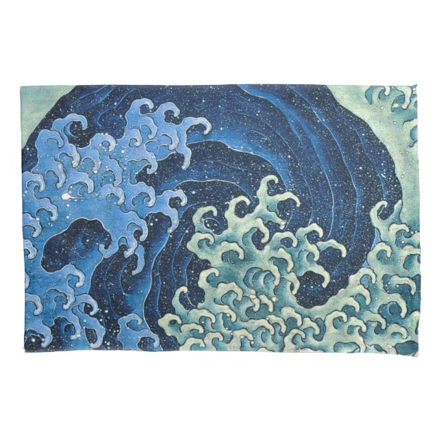 Hokusai Feminine Wave Vintage Ocean (Frente)