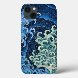 Hokusai Feminine Wave Vintage Ocean
