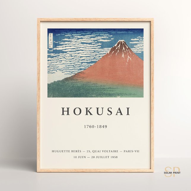 Hokusai Fine Wind Clear Manning Art Impressão Japo (Criador carregado)