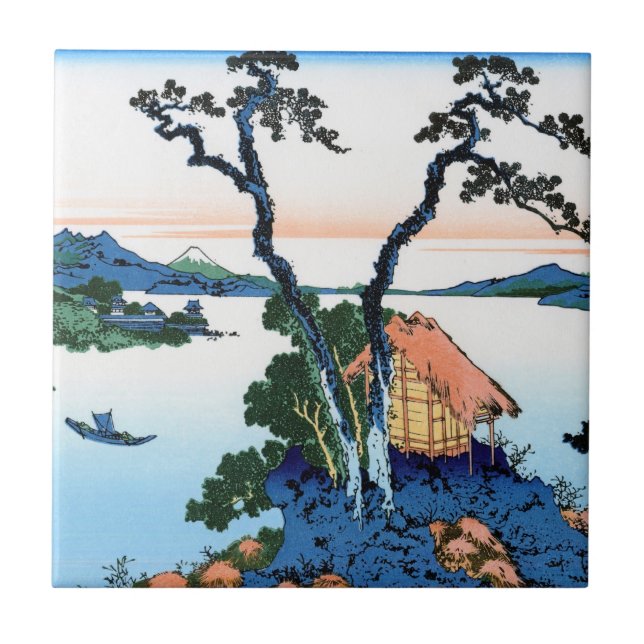 Hokusai Fuji, japonês oriental Legal, vê paisagem (Frente)