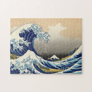 Hokusai o grande quebra-cabeça da onda