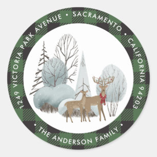 Holanda de inverno: etiquetas de endereço de nata