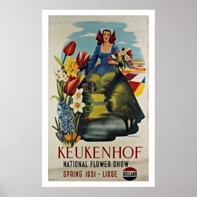 Holanda - Posters Viagens vintage (Frente)