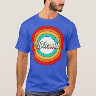 Holcomb Nome Camisa Vintage Circular Holcomb