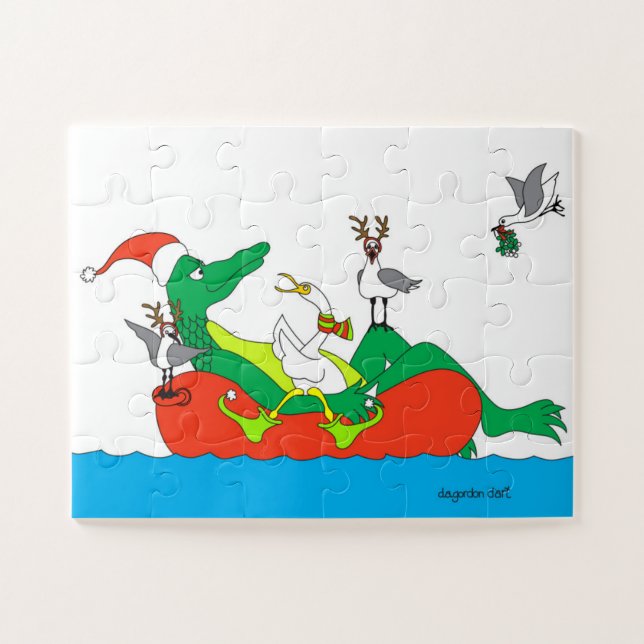 Holiday Animal Cruise Big Piece Quebra-cabeça (Horizontal)