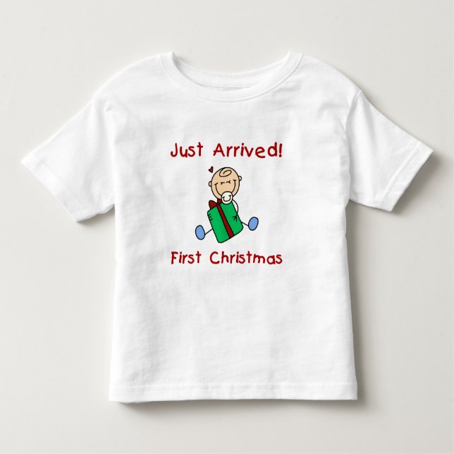 Holiday Baby Boy acabou de chegar Camisetas e pres (Frente)
