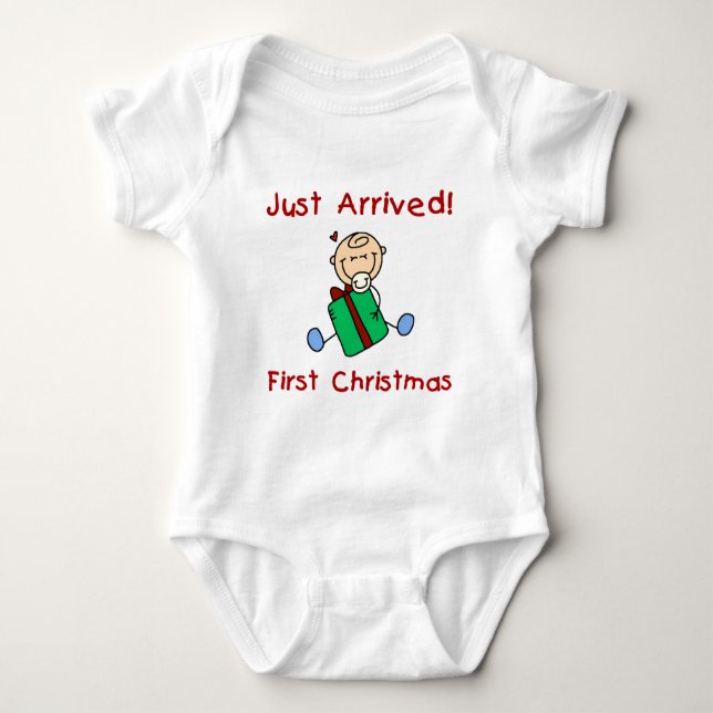 Holiday Baby Boy acabou de chegar Camisetas e pres (Frente)